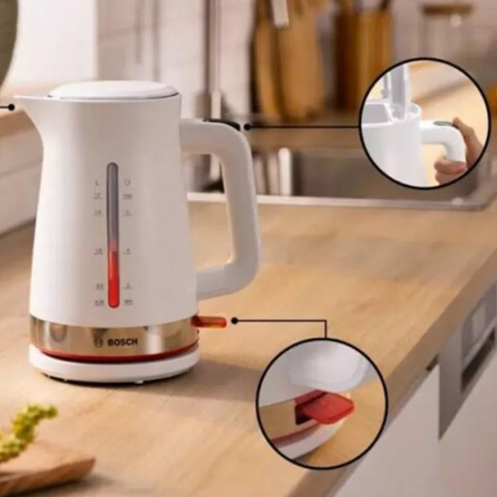 Bosch 1.7L White Kettle – TWK4M221