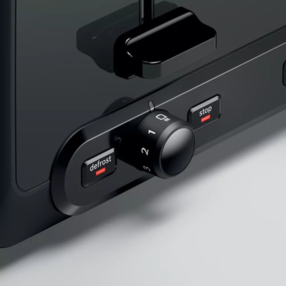 BOSCH 4 SLICE TOASTER GUN METAL - TAT5P445GB