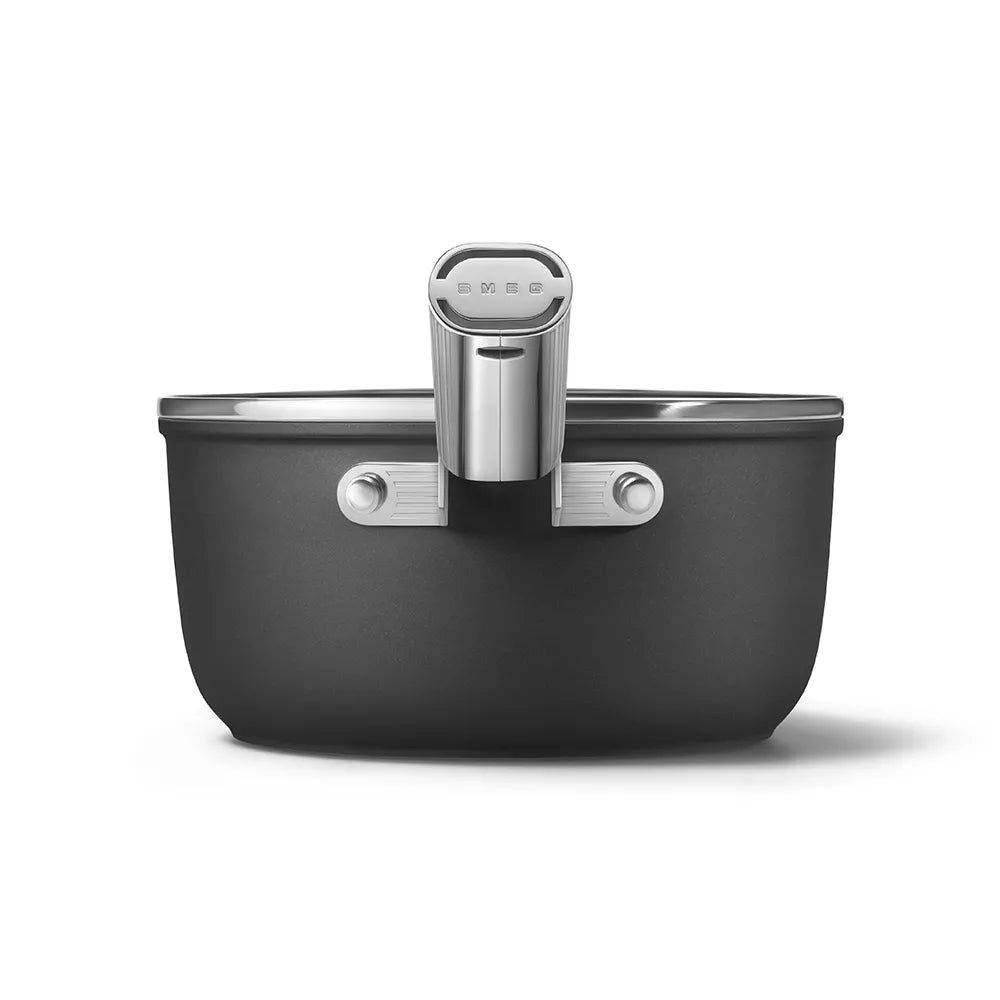 Smeg 20cm Saucepan with Lid - CKFS2011BLM