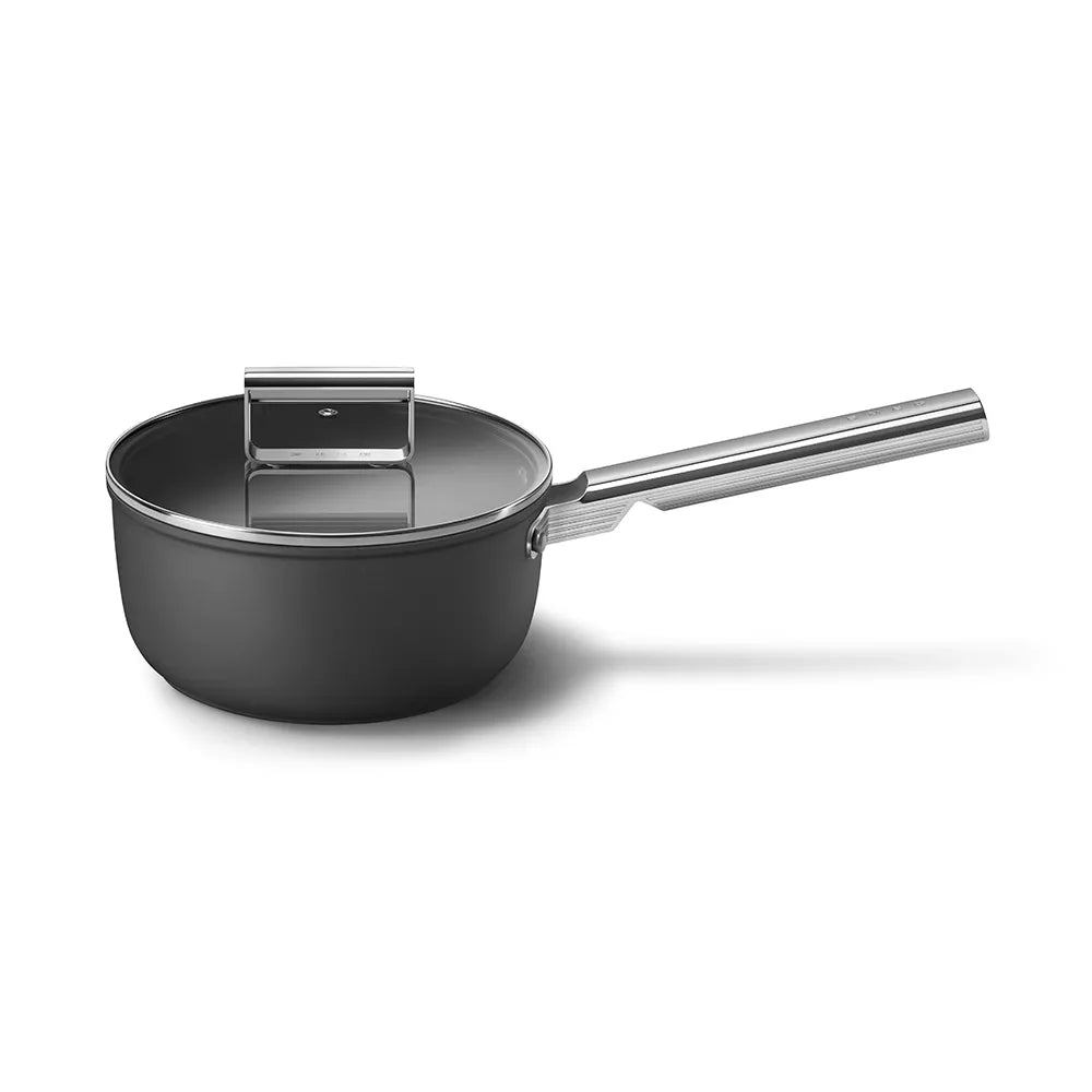 Smeg 20cm Saucepan with Lid - CKFS2011BLM
