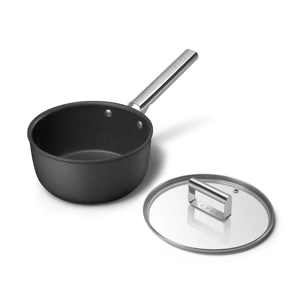 Smeg 20cm Saucepan with Lid - CKFS2011BLM