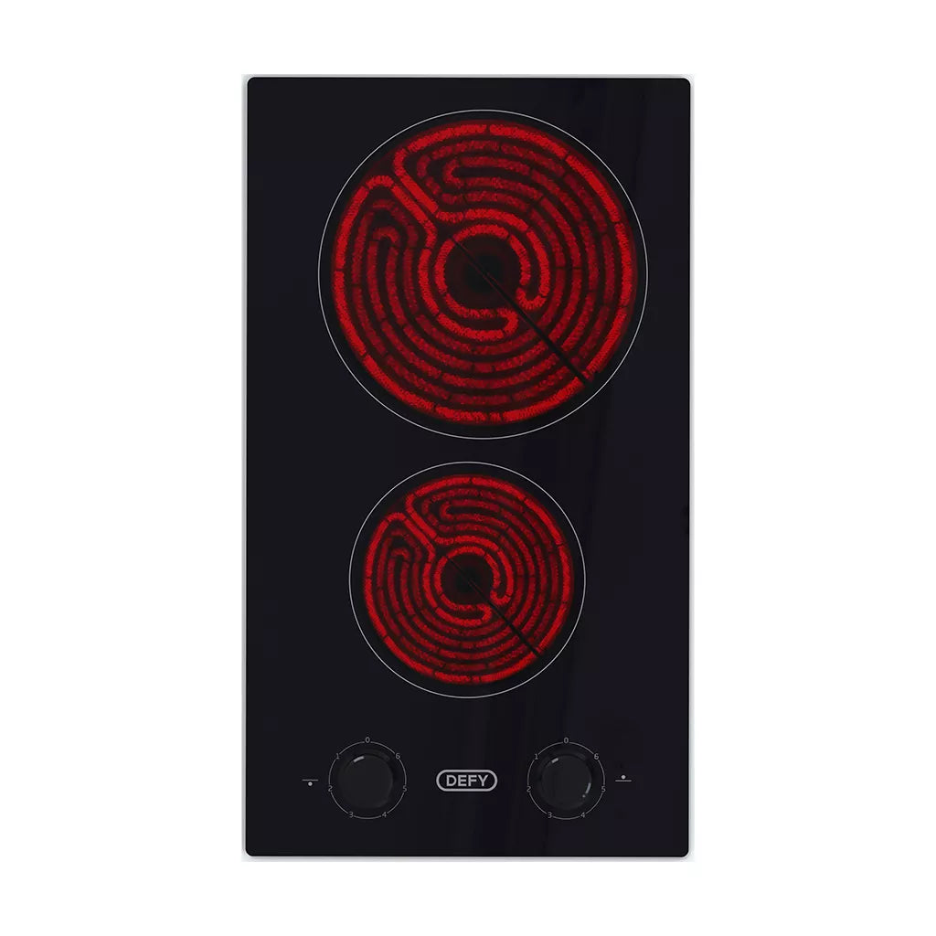 DEFY Domino Vitroceramic 2 plate Hob - DHD408