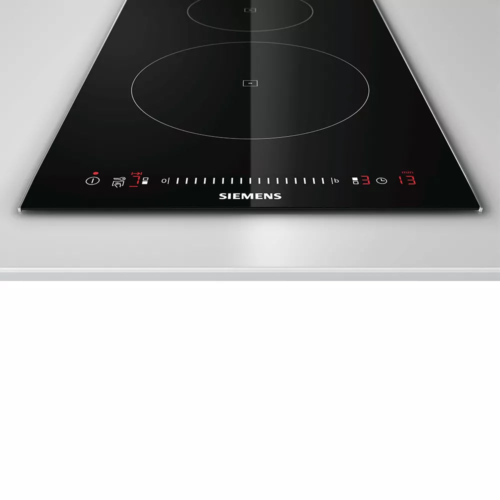 Siemens iQ100 Induction Domino Hob 30 cm Black, surface mount with frame - EH375FBB1E