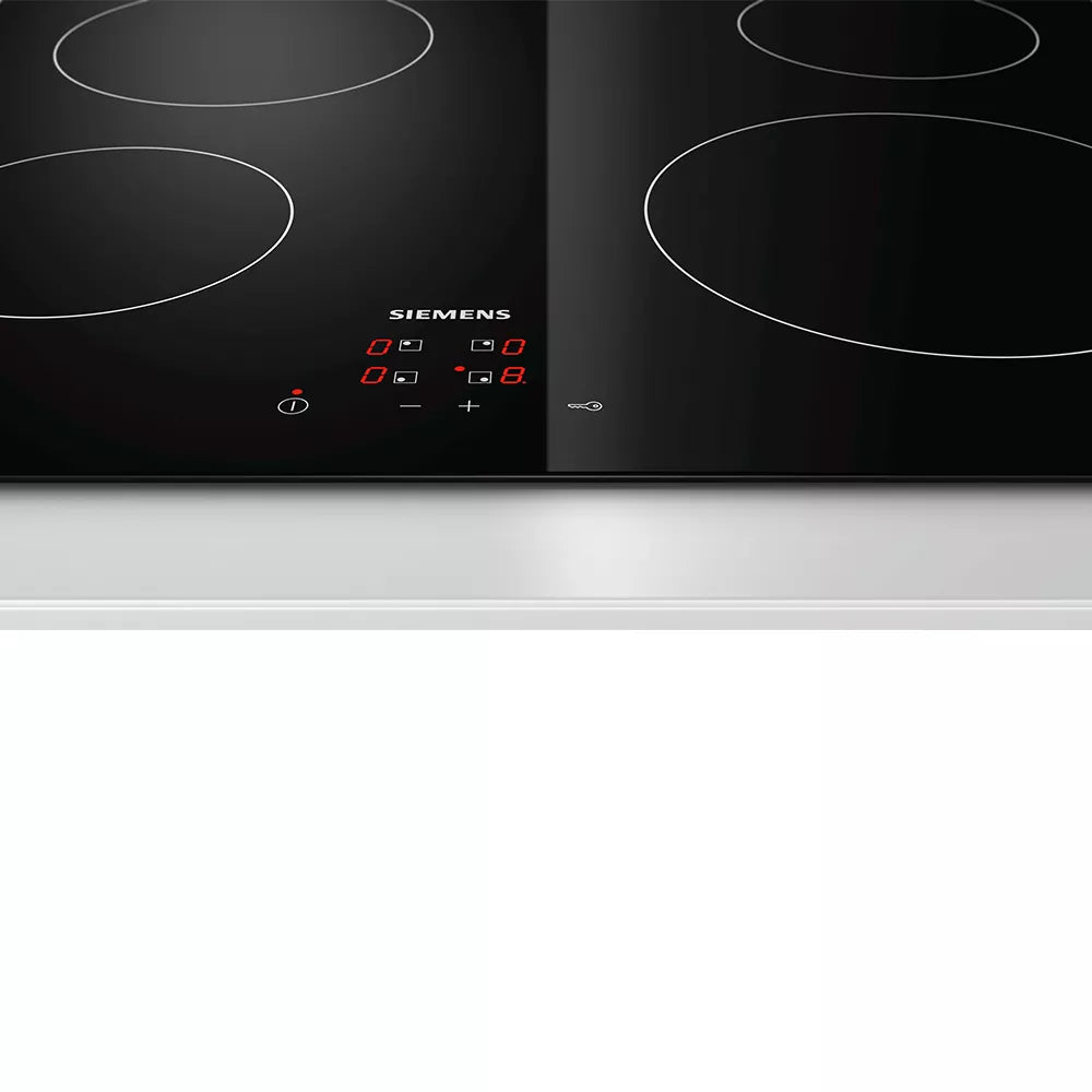 Siemens iQ100 Electric Hob 60 cm Black, surface mount without frame - ET611HE17E