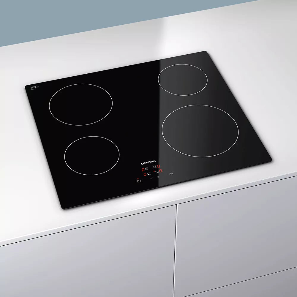 Siemens iQ100 Electric Hob 60 cm Black, surface mount without frame - ET611HE17E
