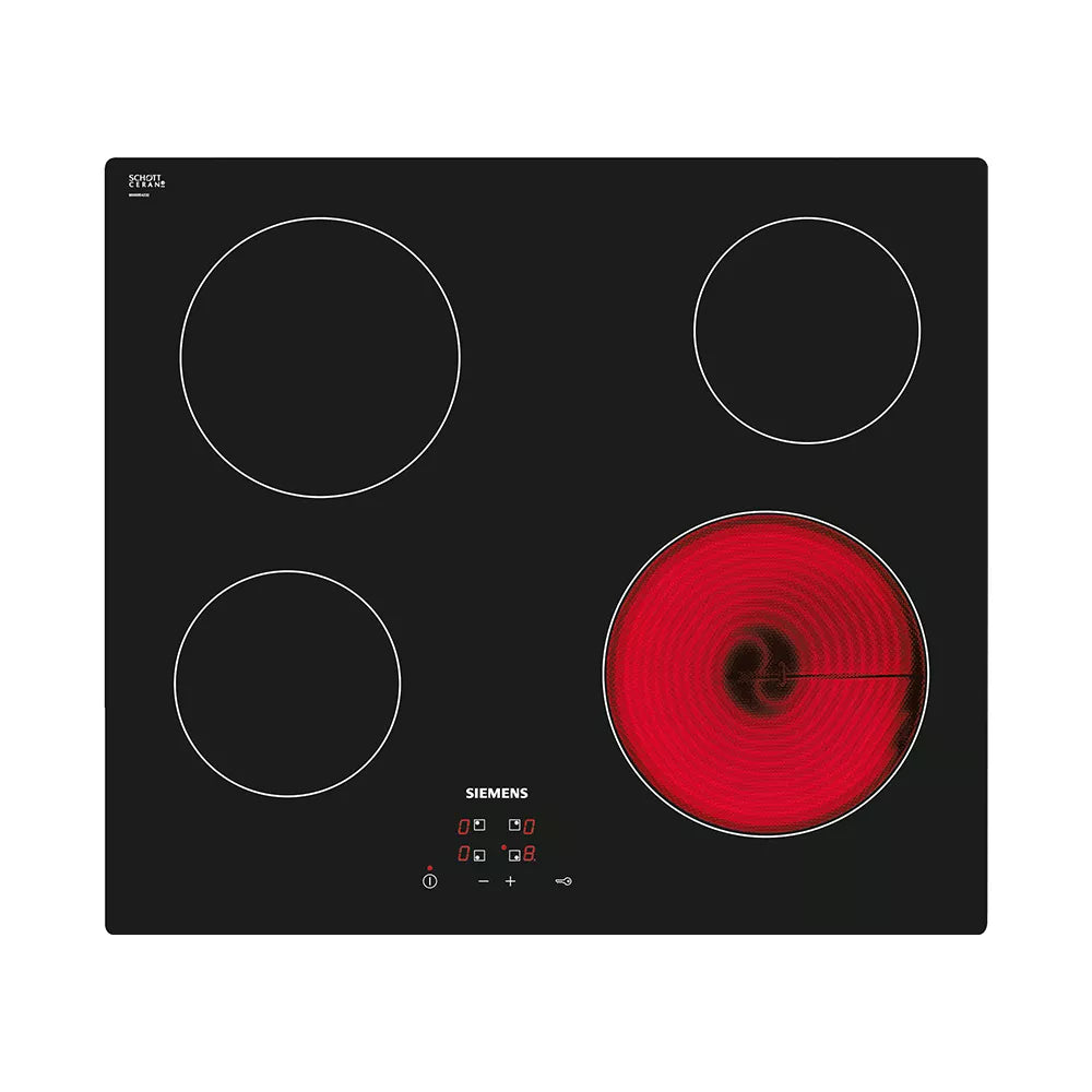 Siemens iQ100 Electric Hob 60 cm Black, surface mount without frame - ET611HE17E