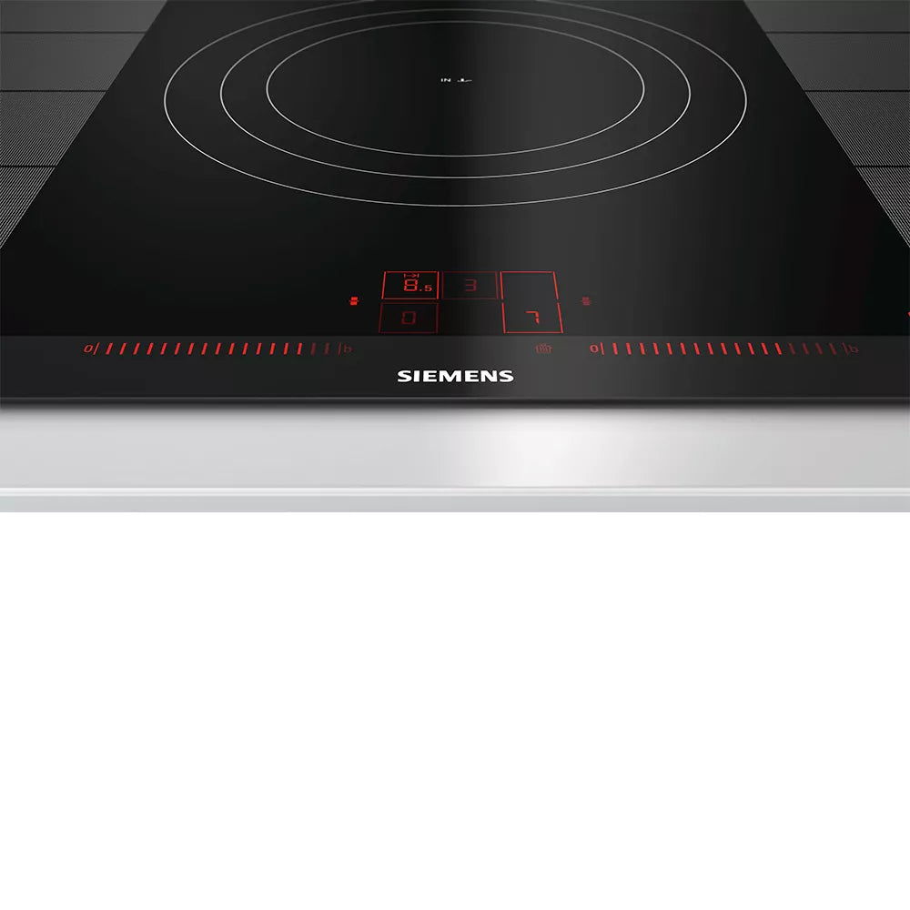 Siemens iQ700 Flex induction hob 90 cm Black, surface mount with frame - EX975LVC1E