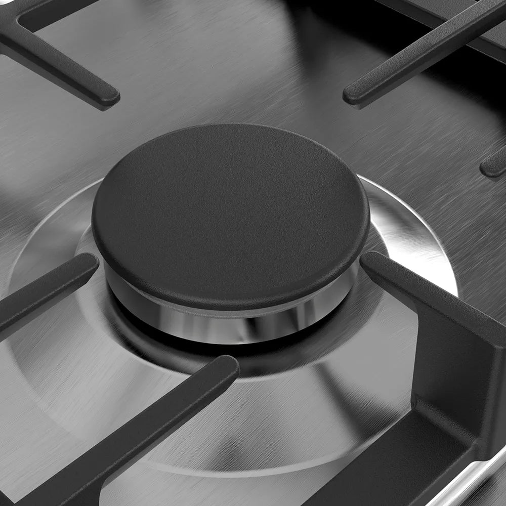 Bosch Series 6 Gas Hob 75 cm Stainless steel -PCQ7A5B90Z