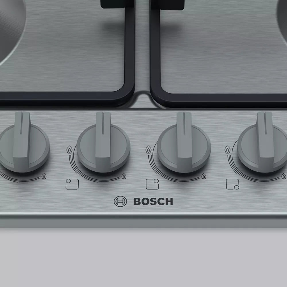 Bosch Series 4 Gas Hob 60 cm Stainless steel - PGP6B5B62Z