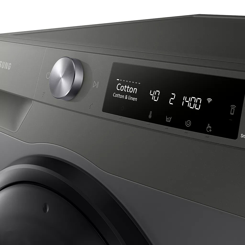 Samsung 9/6kg Front Load Washer / Dryer Combo, With Eco Bubble Technology Inox - WD90T654DBN