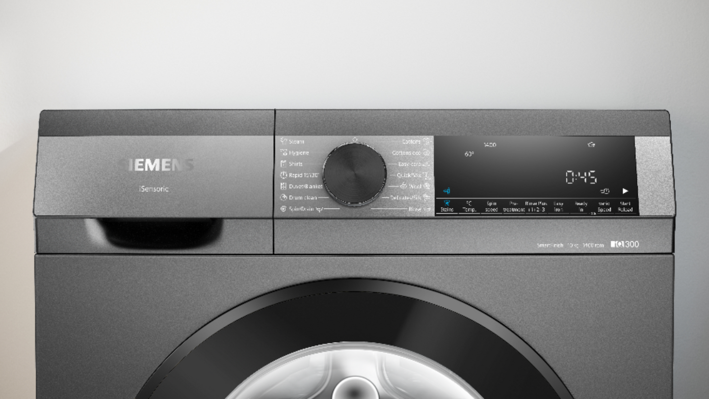 Siemens 10kg washing machine – Cast Iron Grey WG54A2ZRZA