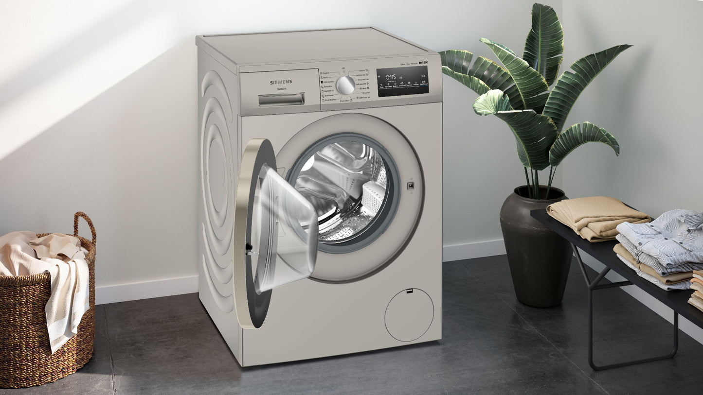 Siemens iQ300 8kg Washing machine – Silver Inox WM14U288ZA