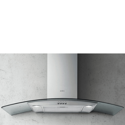 Elica Circus 90cm Extractor – Glass + Stainless steel