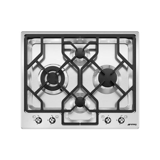 Smeg CLASSIC GAS HOB (Stainless Steel) - PGF64SA 60cm