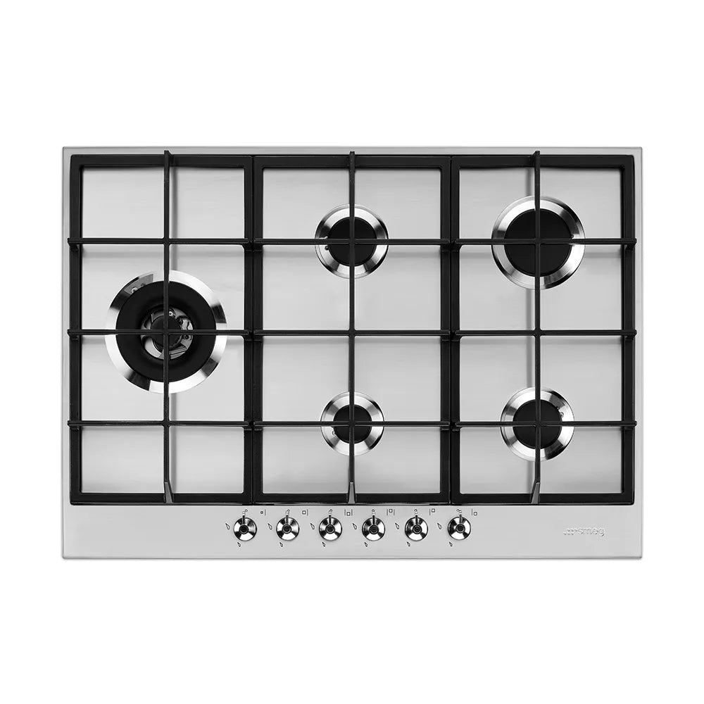 Smeg TRADITIONAL GAS HOB - 72cm - PX375LSA (Stainless steel)