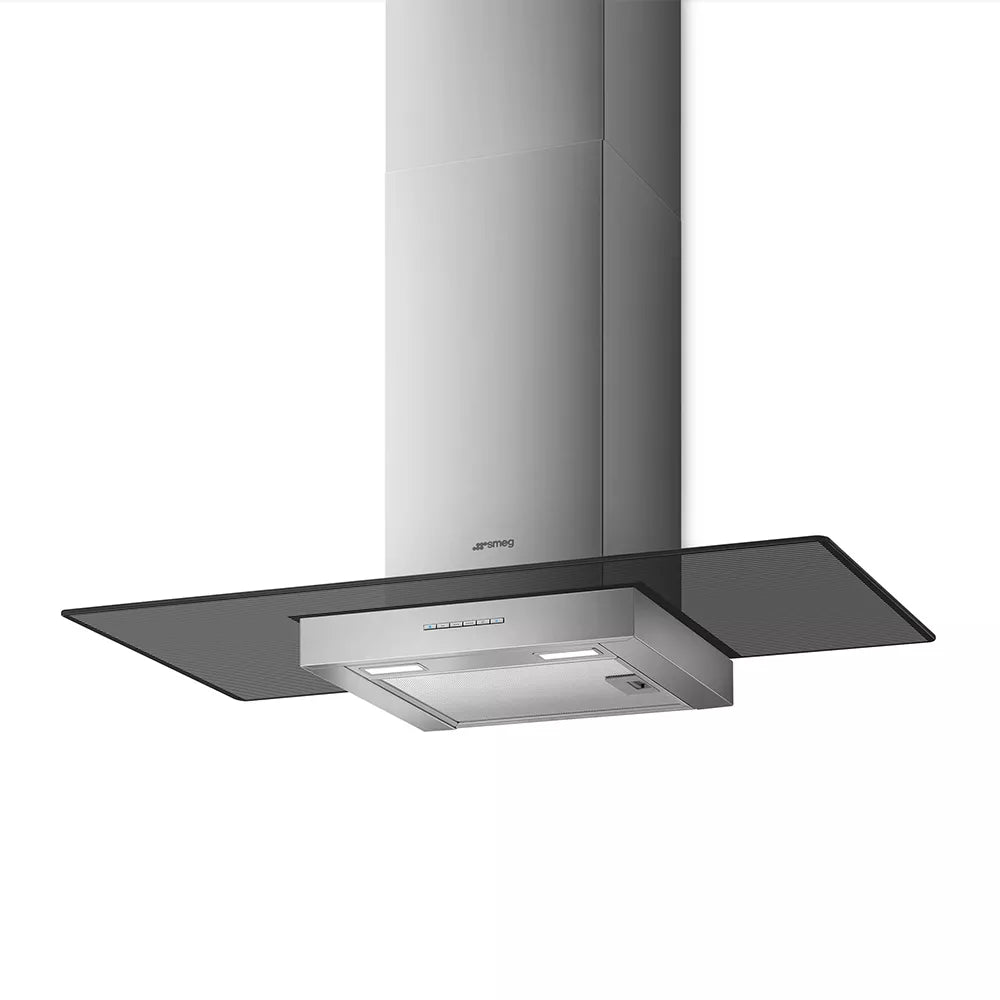 Smeg EXTRACTOR - KBT900VE (Stainless steel & glass) 90cm