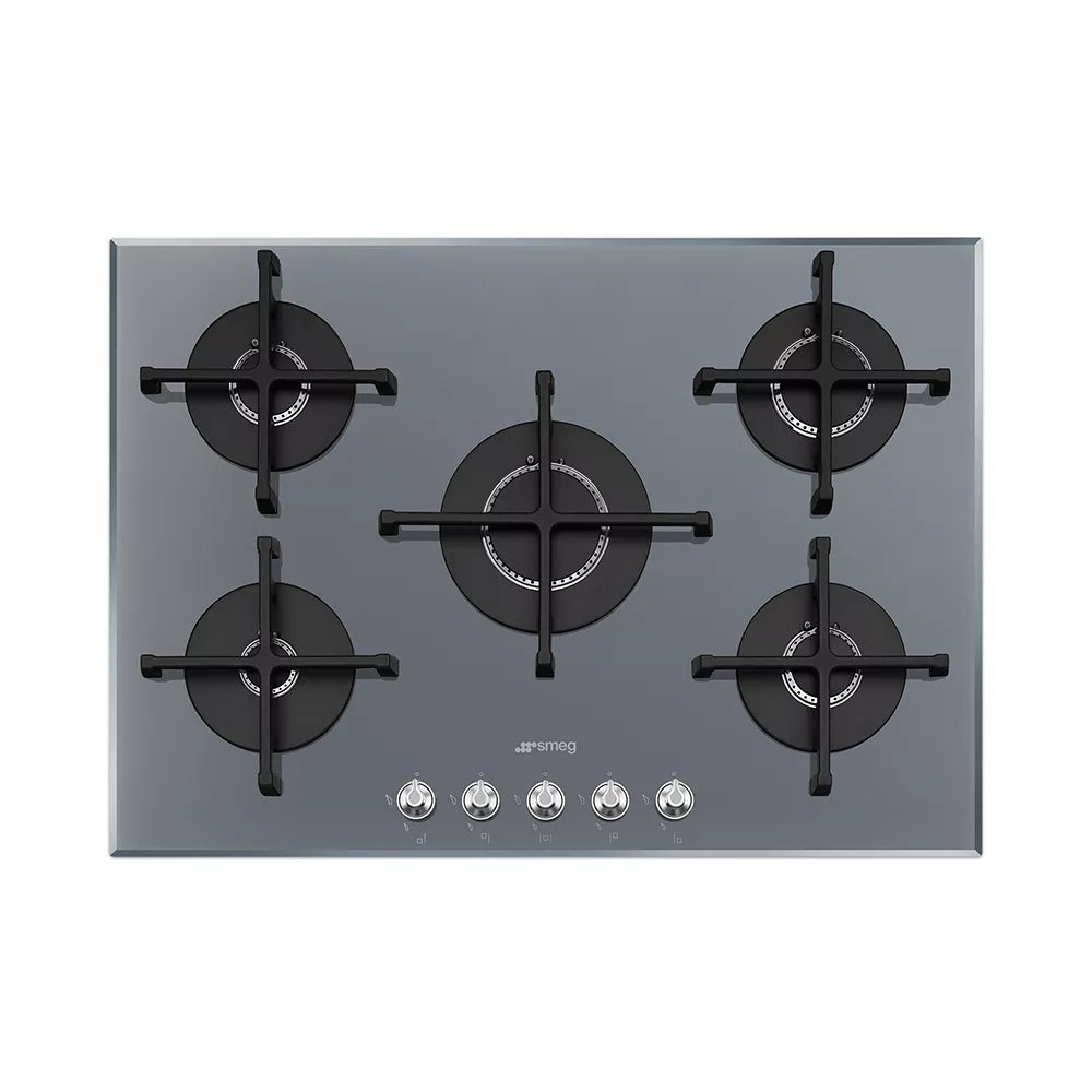 Smeg GAS-ON-GLASS HOB - PV375NSA / PV175SSA - 70cm