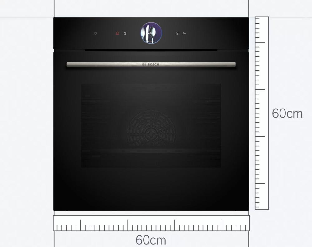 Bosch Series 8 built-in oven – Black HBG7563B1