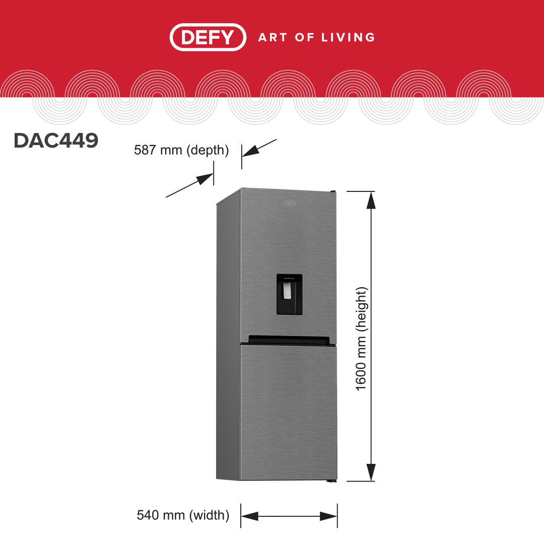 Defy 245lt Eco W Fridge Freezer WD - DAC449