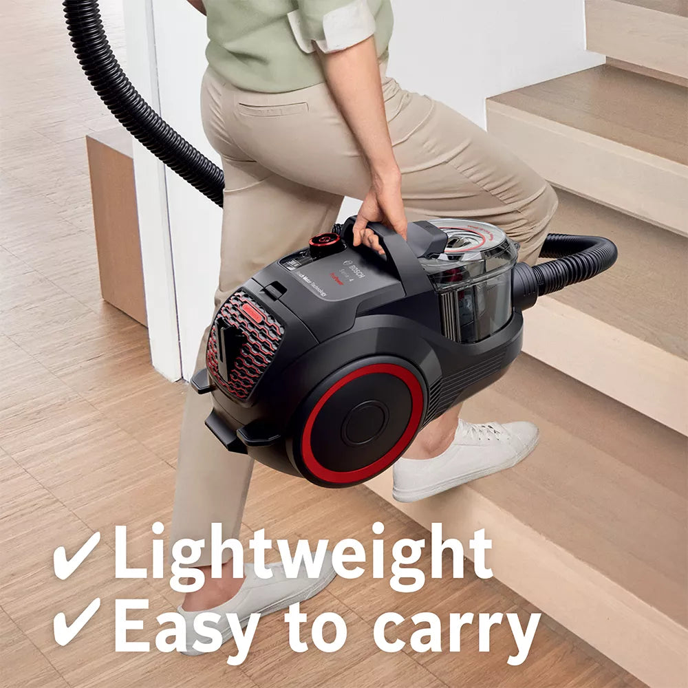 Bosch Series 4 Bagless Vacuum Cleaner Black - BGS21WPOW