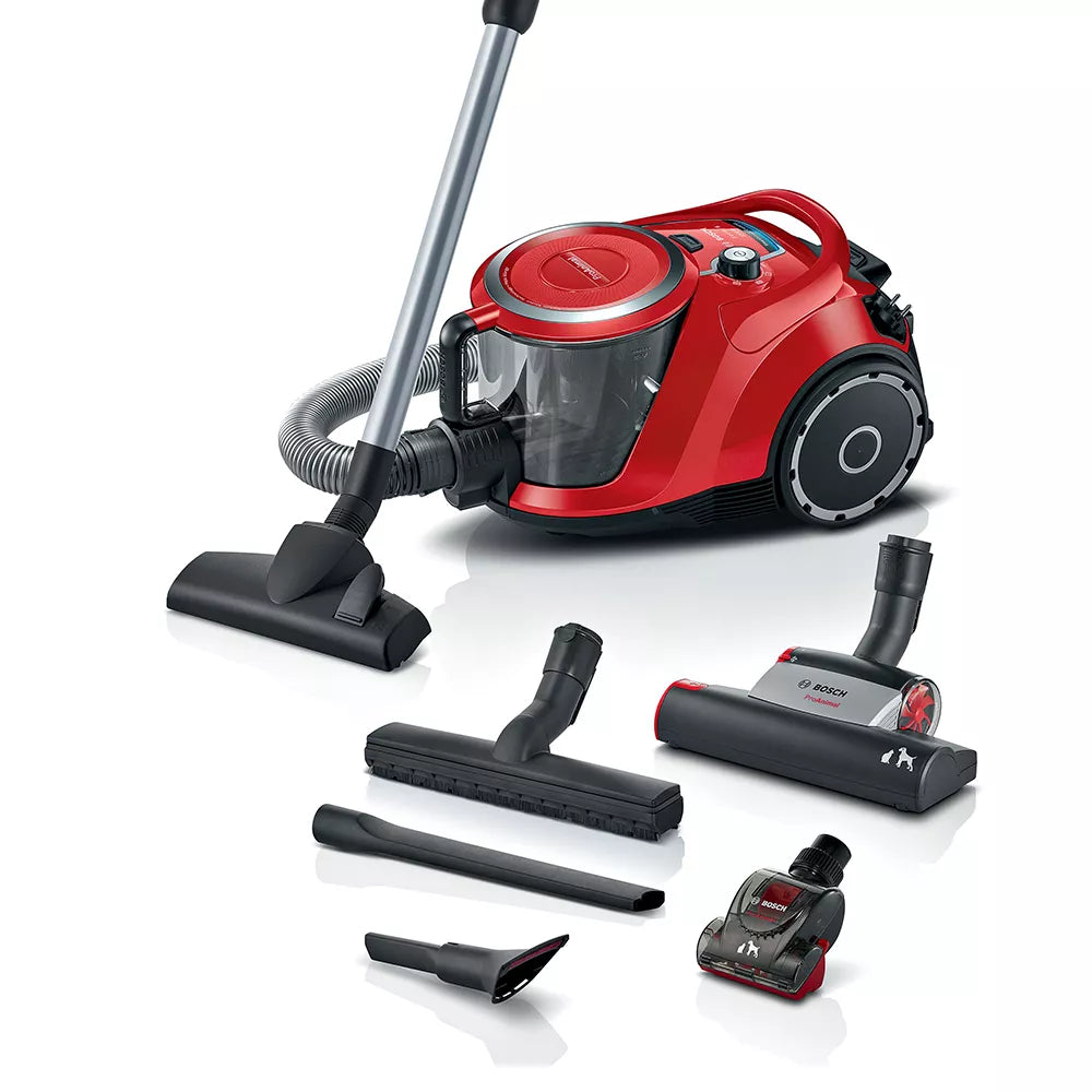 Bosch Series 6 Bagless Vacuum Cleaner ProAnimal Red - BGS41ZOORU