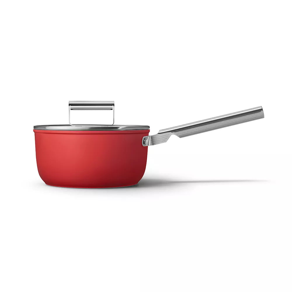 Smeg 20cm Saucepan with Lid - CKFS2011RDM