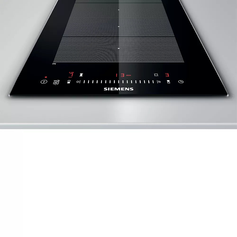 Siemens iQ700 Flex induction cooktop 30 cm Black, surface mount with frame - EX375FXB1E