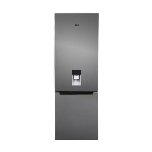 KIC Combination Fridge Freezer Metallic 344L with Water Dispenser - KBF639/2ME