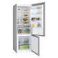 Bosch Series 4 Freestanding Fridge-freezer (Bottom freezer) 193 x 70 cm Stainless steel (with anti-fingerprint) - KGN56XI30Z