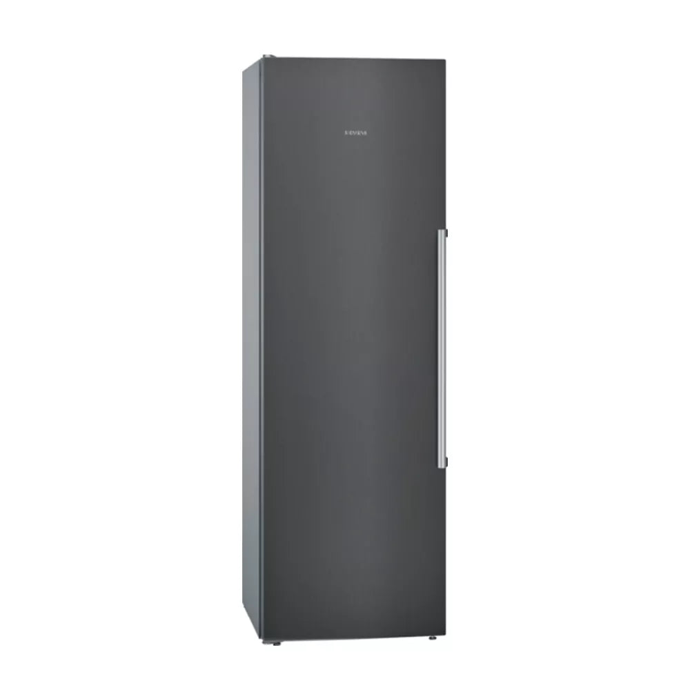 Siemens iQ500 - Black Single Door Full Fridge 346L - KS36VAXEP