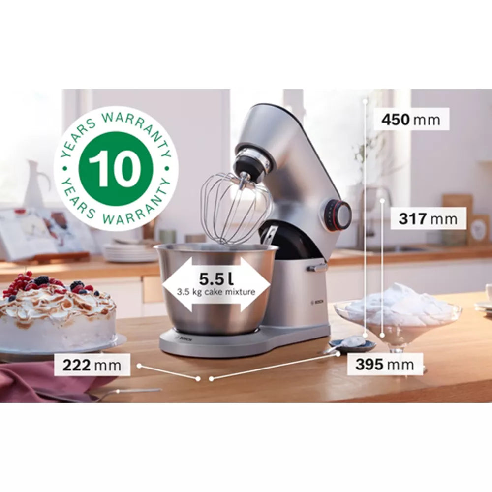 Bosch Kitchen Machine Series 8 OptiMUM 1400W - MUM9B34S27