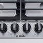 Bosch Serie 6 - 60cm Stainless Steel Gas Hob - PCP6A5B90Z