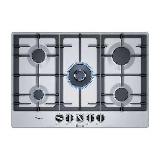 Bosch Series 6 Gas Hob 75 cm Stainless steel -PCQ7A5B90Z