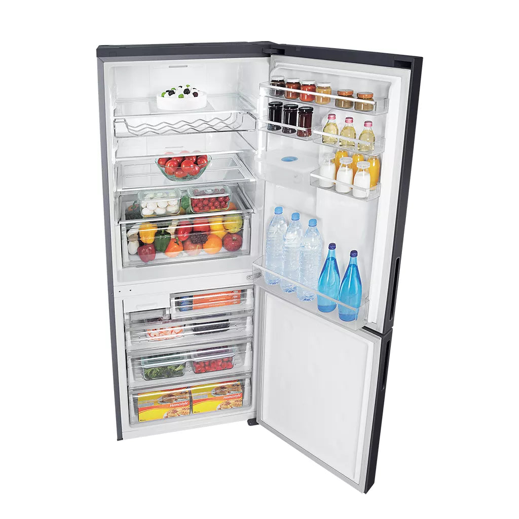 Samsung 432L Frost Free Top Fridge Bottom Freezer Combination Fridge - Gentle Black - RL4363SBAB1