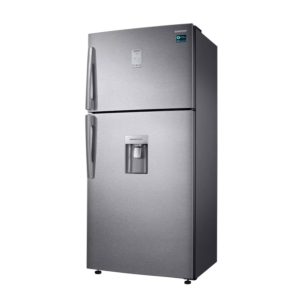 Samsung 499L Frost Free Top Freezer Bottom Fridge Combination Fridge With Water Dispenser - Silver - RT50K6531SL