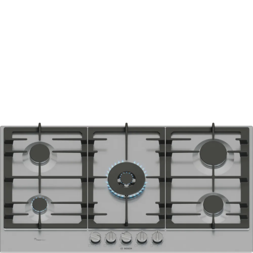 Bosch 90cm Series 6 Gas Hob – Stainless Steel PCR9A5I90Z