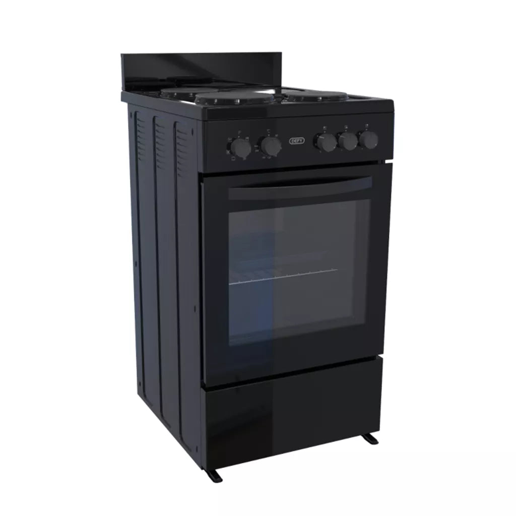 DEFY 3 Plate Black Compact Stove - DSS553