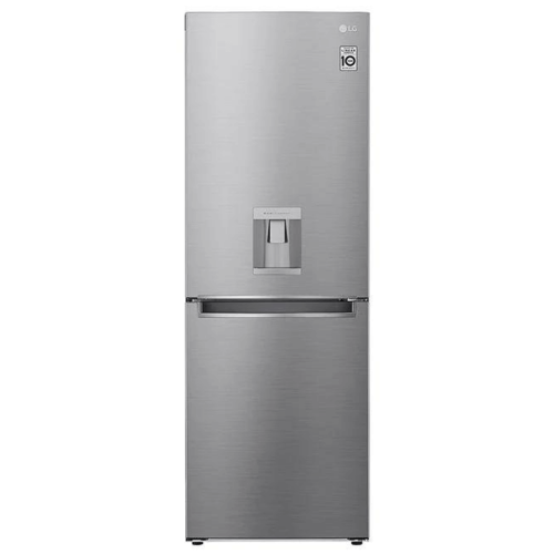 LG 301 Litre Fridge freezer with water dispenser – Silver GC-F369NLJM