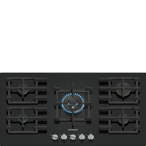 Siemens 90cm iQ500 Gas on Glass hob – Black EP9A6QI40M