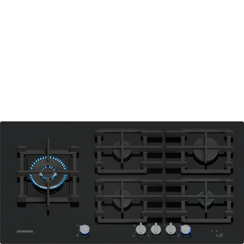 Siemens 90cm iQ700 Gas on Glass hob – Black ER9A6SH40Z