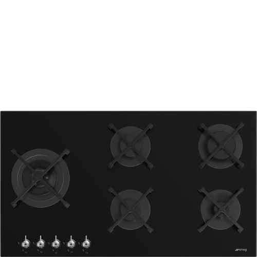 Smeg 90cm Gas on Glass hob – PV395LNSA2