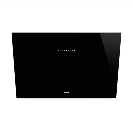 Smeg ANGLED EXTRACTOR - KV394N (Black glass) 90cm