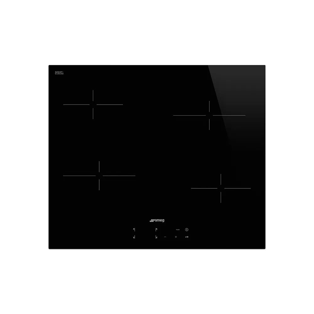 Smeg CERAN HOB - SE264TD (Black glass) 60cm