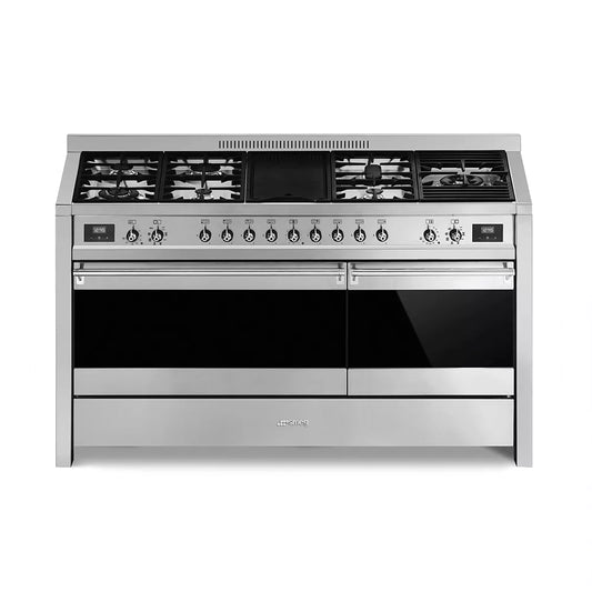 Smeg OPERA GAS-ELECTRIC RANGE COOKER - A5-81 (Stainless steel) 150cm