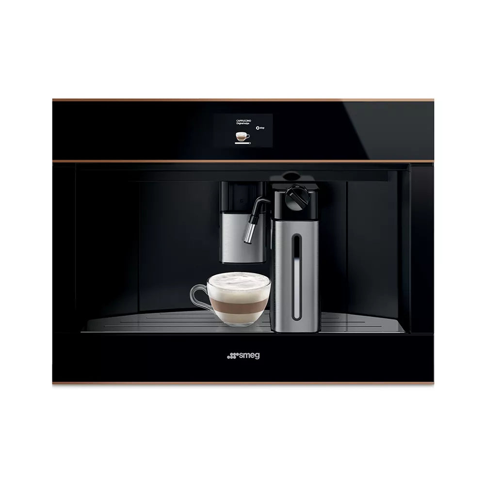 Smeg DOLCE STIL NOVO COMPACT COFFEE MACHINE - CMS4604NR (Copper trim) 60x45CM