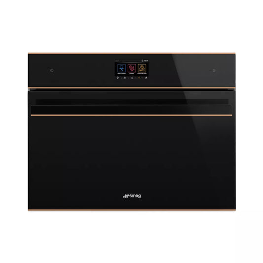 Smeg DOLCE STIL NOVO COMPACT COMBINATION MICROWAVE OVEN - SF4604WMCNR (Copper trim) 60cm