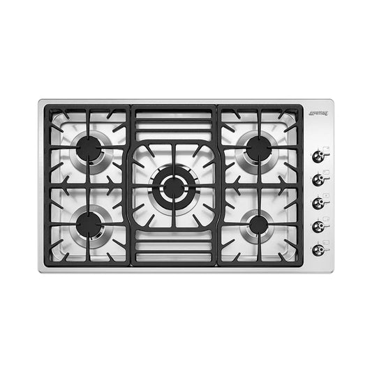 Smeg CLASSIC GAS HOB (Stainless Steel) - PGF95SA 90cm