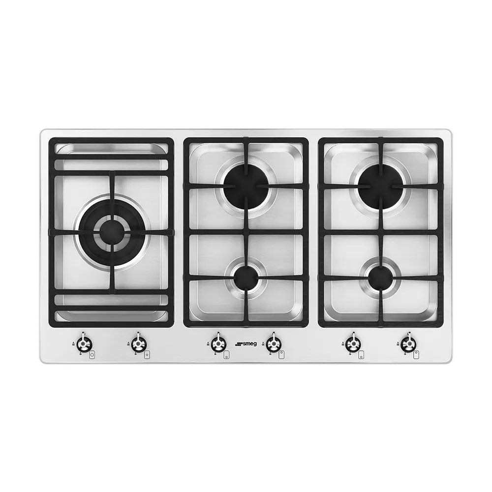 Smeg CLASSIC GAS HOB (Stainless Steel) - PS906SA 90cm