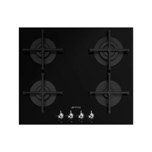 Smeg GAS-ON-GLASS HOB - PV364NSA / PV164SSA 60cm