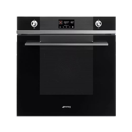 Smeg LINEA ELECTRIC OVEN - SO6102TN (Black glass) 60cm